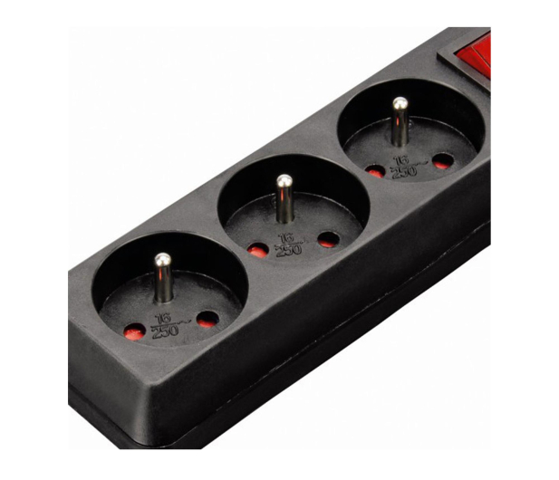 HAMA Listwa zasilająca Standard 3GN, 1,5M czarna - 1416383 - zdjęcie 5